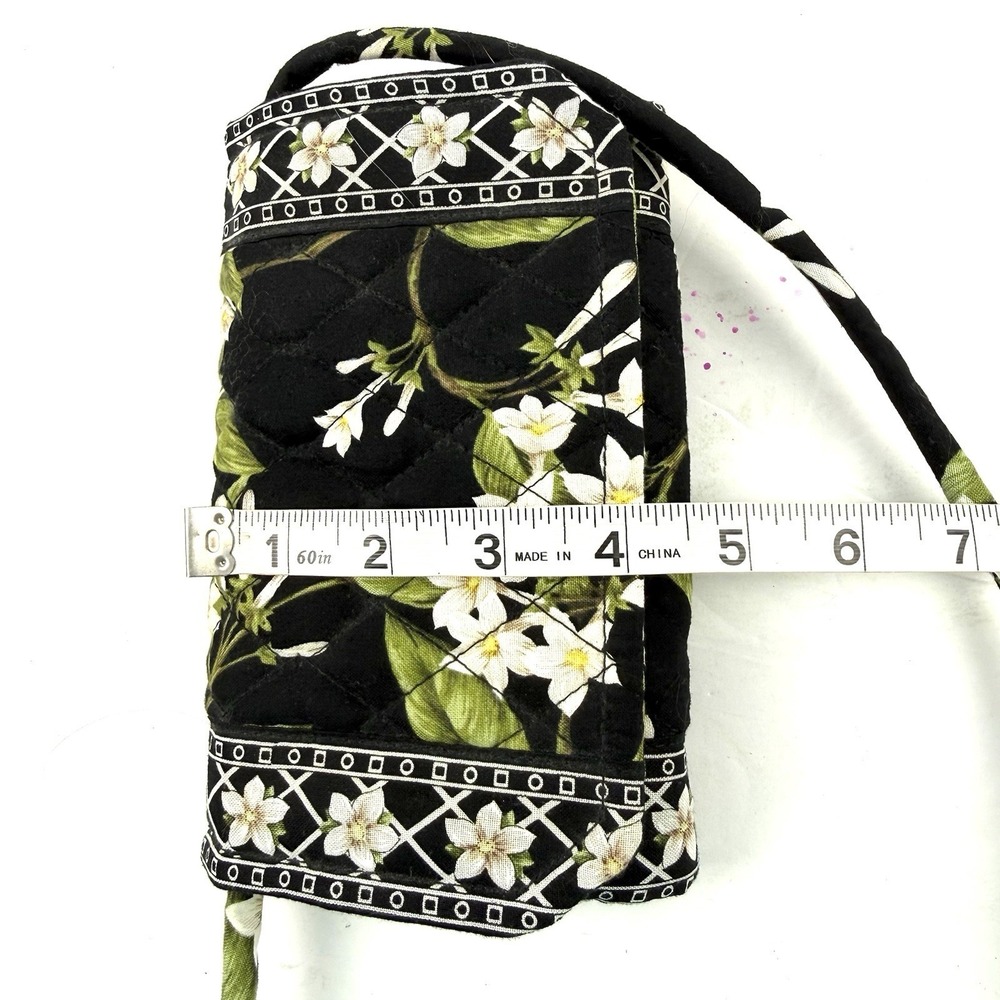 Vera Bradley Jasmine Crossbody Wallet Quilted Cottage Core Handbag Purse New - Picture 8 of 12